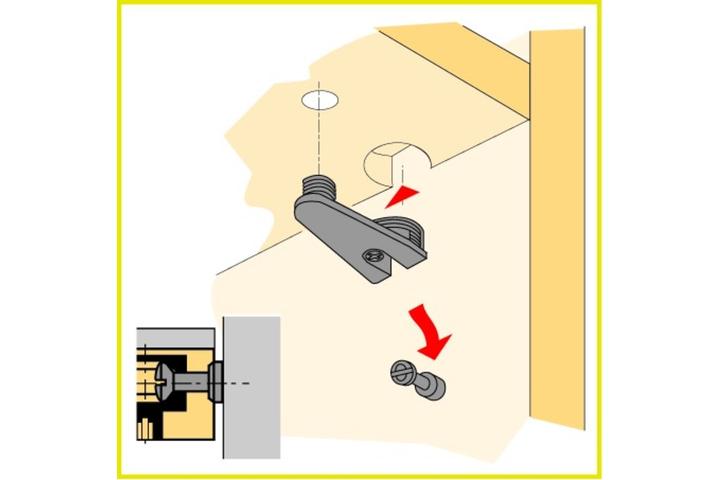 Produktbild Hettich Exzenter-Verbindungsbeschlag VB 36 (Verbindungsbeschlag, 1 Stk.)