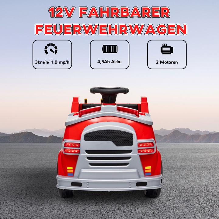 Actual product image Aiyaplay Kinder Elektroauto Kunststoff, Stahl Rot