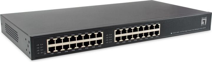 Actual product image LevelOne PoE-HUB POH-1620 16x GE MidSpan (16 Ports)