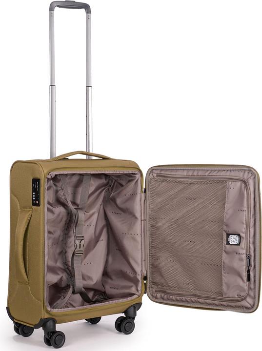 Produktbild Stratic Trolley weich LIGHT S 55cm khaki (37 l, Handgepäck (bis 50l))