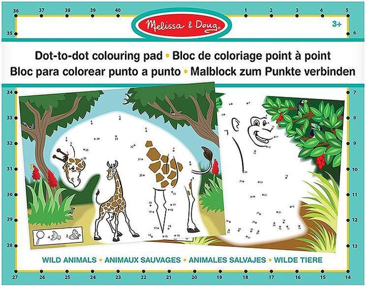 Actual product image Melissa & Doug Point to Point - WildAnimals