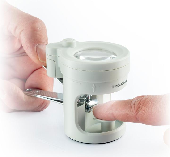 Produktbild InnovaGoods Nagelknipser mit LED-Licht, Lupe und Feile Clail