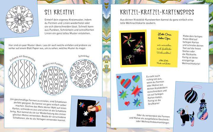 Actual product image Die Schneekönigin Kritzel-Kratzel-Buch für Kinder ab 5 Jahren (German, 2021)