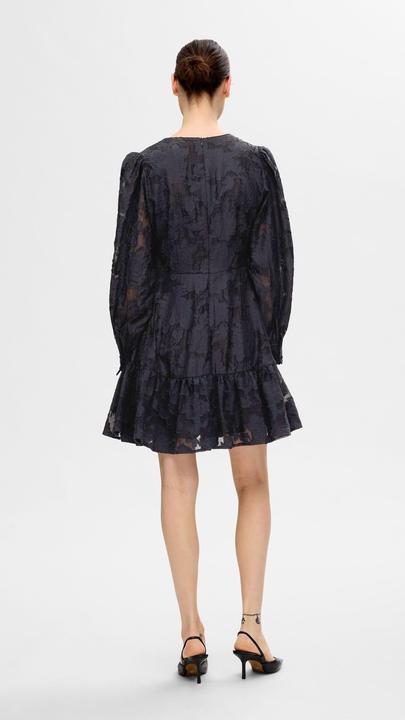 Image du produit Selected Femme Mini-robe fleurie à manches longues (34)