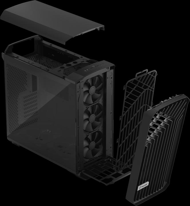 Actual product image Fractal Torrent Black TG Dark Tint (ATX, mATX, Mini-ITX, E-ATX, SSI EEB)