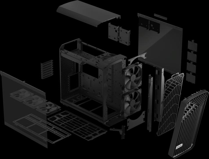 Actual product image Fractal Torrent Black TG Dark Tint (ATX, mATX, Mini-ITX, E-ATX, SSI EEB)