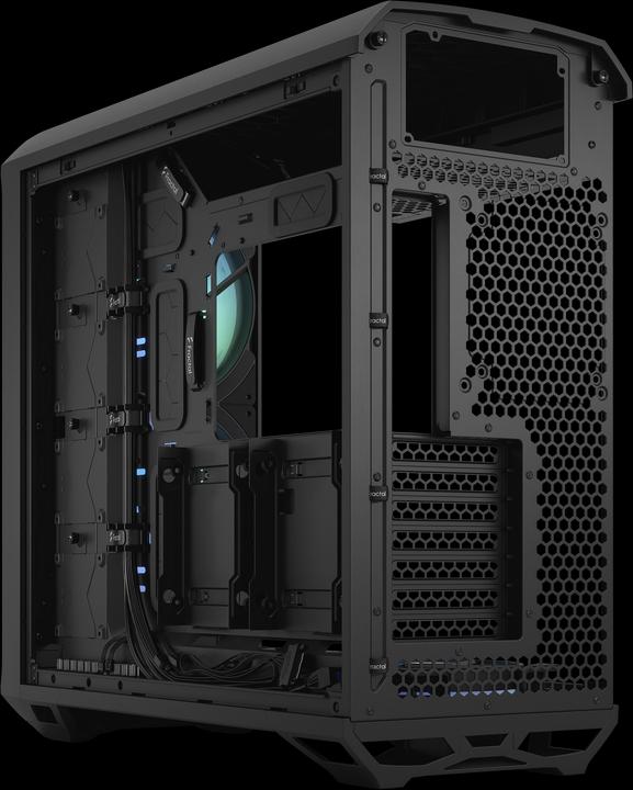 Actual product image Fractal Torrent RGB Black TG Light (ATX, E-ATX, mATX, ITX, SSI EEB, SSI CEB)