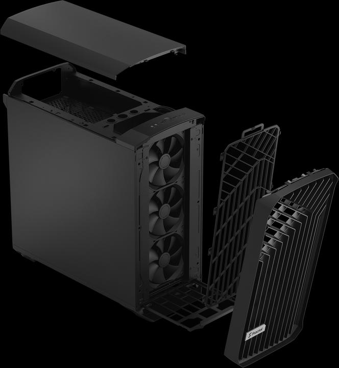 Produktbild Fractal Torrent Black Solid (ATX, E-ATX, mATX, ITX, SSI EEB, SSI CEB)