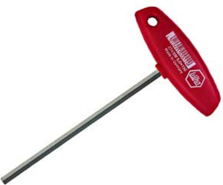 Actual product image Wiha L-key with T-handle Hexagon brilliant nickel-plated (00909) 3 x 150 mm (hexagon)