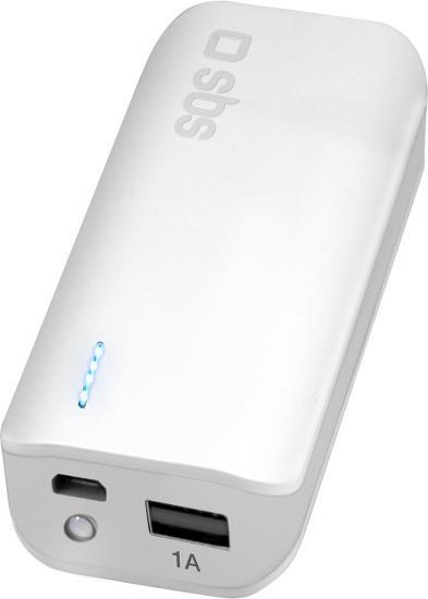 Actual product image SBS Compact Power bank 6600 mAh (6600 mAh, 24.42 Wh)
