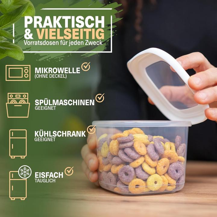 Immagine prodotto Viwares Set di 12 barattoli per la conservazione (0.55 l)