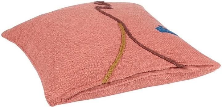 Actual product image Liv Interior Pillowcase Faces 45 cm x 45 cm, Pink (45 x 45 cm)