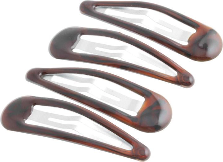 DailyGo Haarspange Click Clack mit epoxy 5 cm,tortoise (4 Stk.)