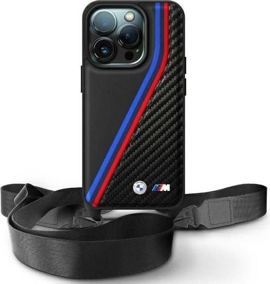 Immagine prodotto BMW BMHCP16X23PSVTK Custodia rigida per iPhone 16 Pro Max 6,9" in carbonio/nero M Edition Carbon (Apple iPhone 16 Pro Max)