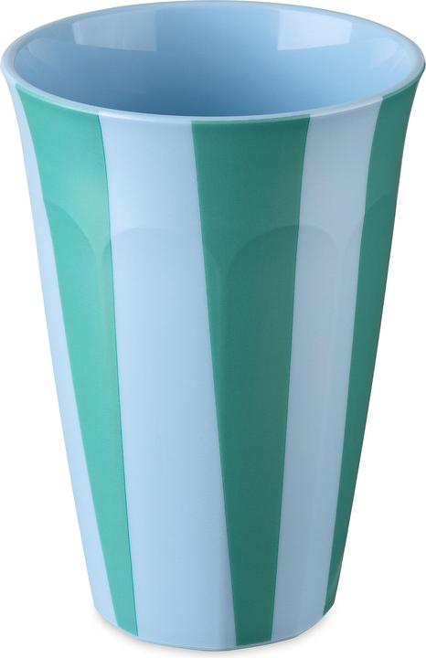 Produktbild Koziol Trinkbecher Nora L Stripes 450 ml, 1 Stück, Sweet Blue (0.45 l, 1 x)
