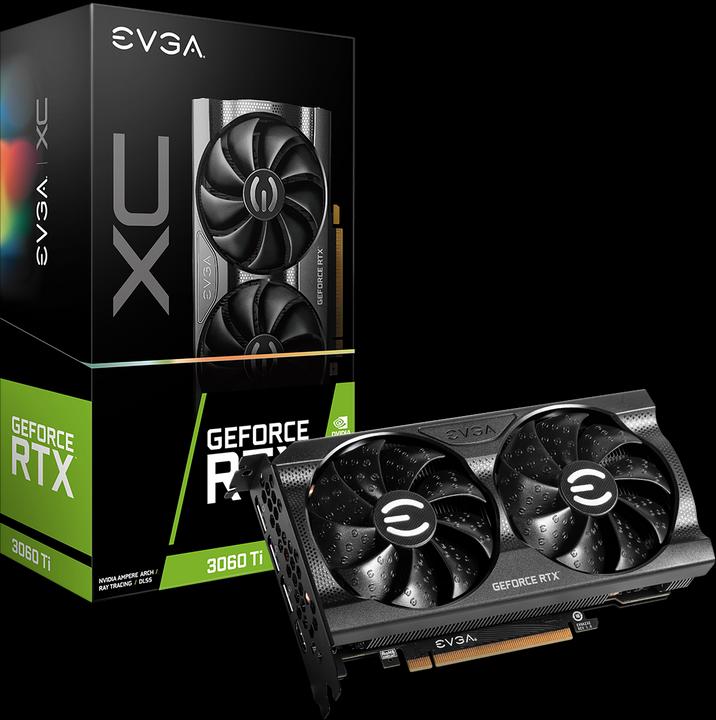 Actual product image EVGA RTX 3060 TI XC Gaming LHR (8 GB)