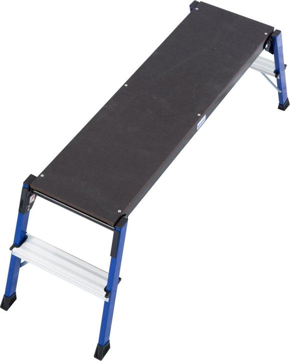Actual product image Krause StepTop working platform, working height 2.45 m, platform size 1100 x 300 mm. (Platform ladder, 140 cm)
