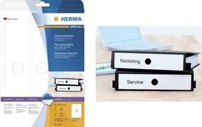 Actual product image HERMA A4 hanging file labels
