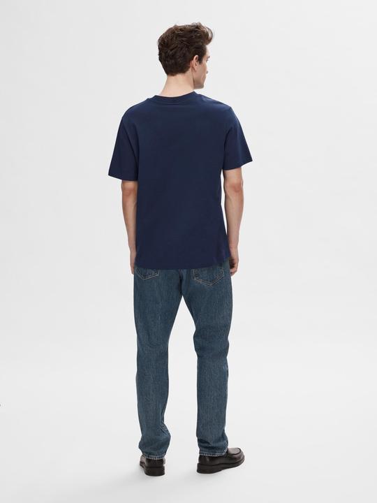 Immagine prodotto Selected Homme T-shirt in cotone biologico con collo alto (L)