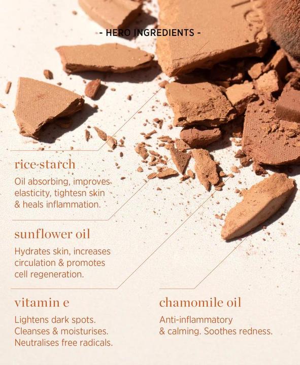 Produktbild Ere Perez Rice Powder Blush & Bronzer "Roma" (Bronze)