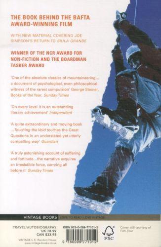 Immagine prodotto Touching the Void (Inglese, Joe Simpson., 1998)