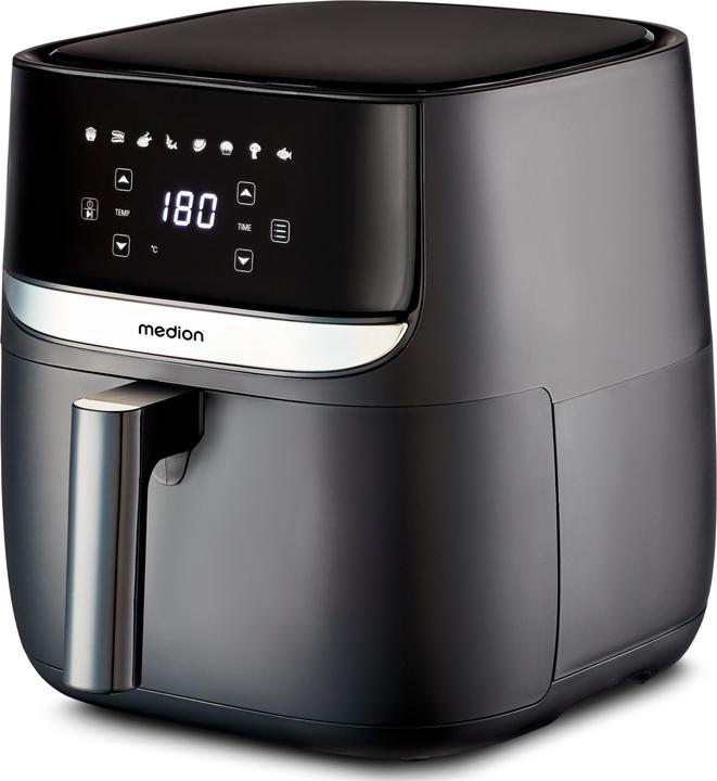 Image du produit Medion Heissluft-Fritteuse MD 10532, 1 kg, Schwarz