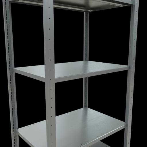 Image du produit Schulte Lagertechnik Système d'étagères de base MULTIplus150 sans boulons avec longerons.