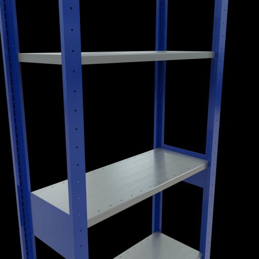 Immagine prodotto Schulte Lagertechnik Sistema di scaffalature di base senza viti MULTIplus150 con ripiani di lunghezza