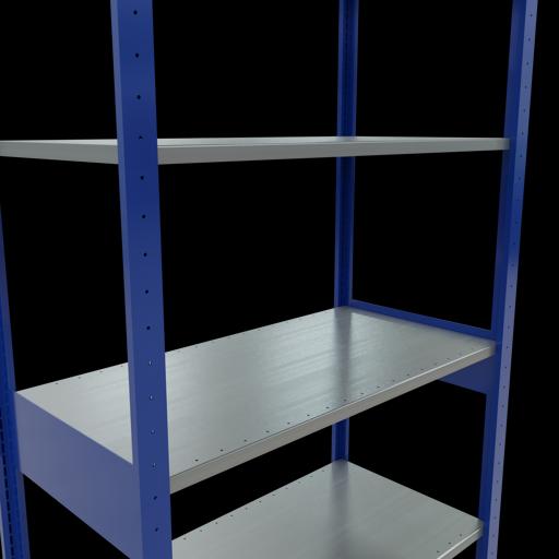 Actual product image Schulte Lagertechnik MULTIplus150 basic racking system with length ledgers
