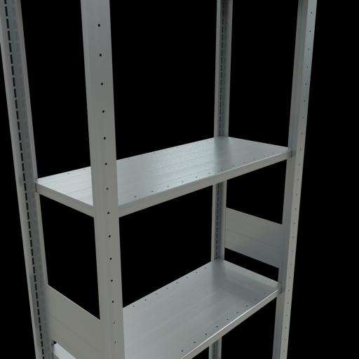 Immagine prodotto Schulte Lagertechnik Sistema di scaffalature di base senza viti MULTIplus150 con ripiani di lunghezza