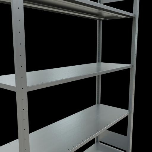 Immagine prodotto Schulte Lagertechnik Sistema di scaffalature di base senza viti MULTIplus150 con ripiani di lunghezza
