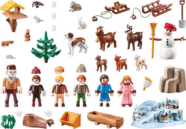 Produktbild Playmobil Adventskalender Heidis Winterwelt