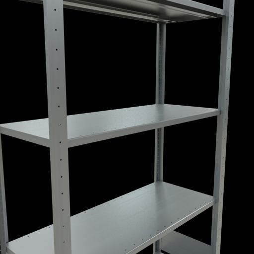 Immagine prodotto Schulte Lagertechnik Sistema di scaffalature di base senza viti MULTIplus150 con ripiani di lunghezza