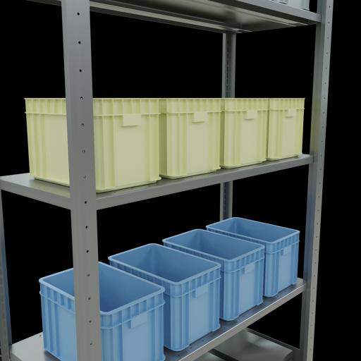 Immagine prodotto Schulte Lagertechnik Sistema di scaffalature di base senza viti MULTIplus150 con ripiani di lunghezza