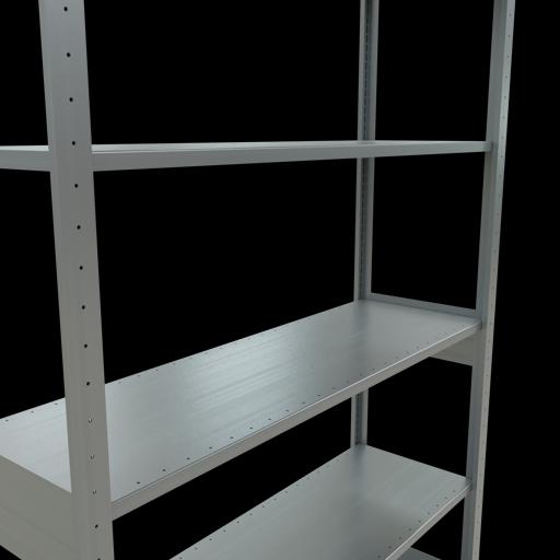 Immagine prodotto Schulte Lagertechnik Sistema di scaffalature di base senza viti MULTIplus150 con ripiani di lunghezza