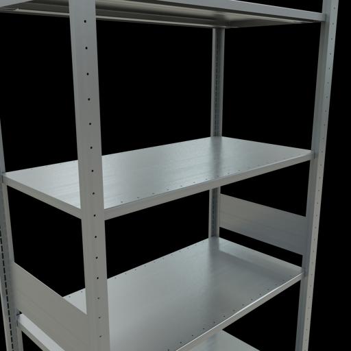 Immagine prodotto Schulte Lagertechnik Sistema di scaffalature di base senza viti MULTIplus150 con ripiani di lunghezza