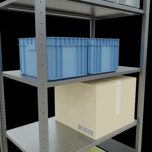 Actual product image Schulte Lagertechnik MULTIplus150 basic racking system with length ledgers