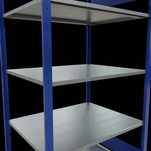 Immagine prodotto Schulte Lagertechnik Sistema di scaffalature di base senza viti MULTIplus150 con ripiani di lunghezza
