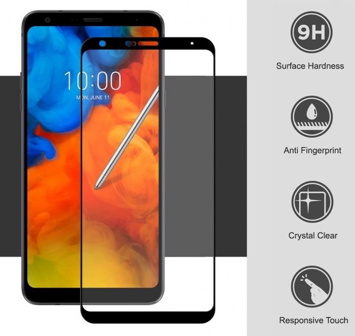 Image du produit Screenguard LG Q Stylus Full Screen Protection en verre blindé 2.5D 9H (1 pièce(s), LG Q Stylus)