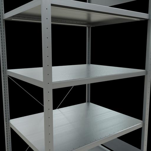 Actual product image Schulte Lagertechnik MULTIplus250 basic racking system with cross braces