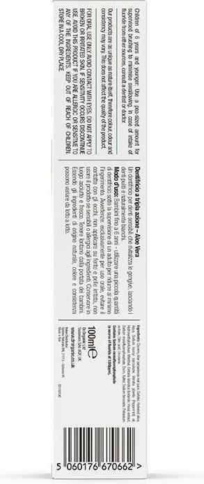 Immagine prodotto Dr. Organic ALOE VERA pasta di denti 100 ml (100 ml)