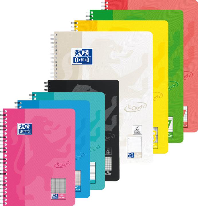 Produktbild Oxford Collegeblock Touch (A4+, Liniert, Harter Einband)