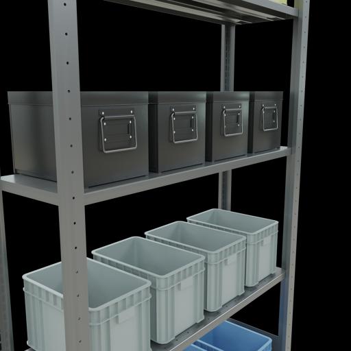 Immagine prodotto Schulte Lagertechnik MULTIplus85 sistema di scaffalature di base senza bulloni con ripiani di lunghezza