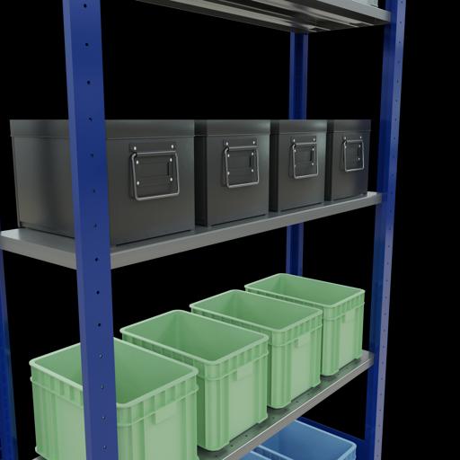 Image du produit Schulte Lagertechnik Système d'emboîtement pour rayonnage de base MULTIplus85 avec traverse de longueur