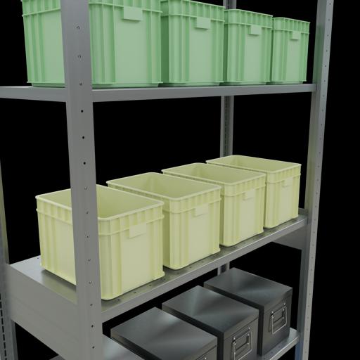 Image du produit Schulte Lagertechnik Système d'emboîtement pour rayonnage de base MULTIplus85 avec traverse de longueur