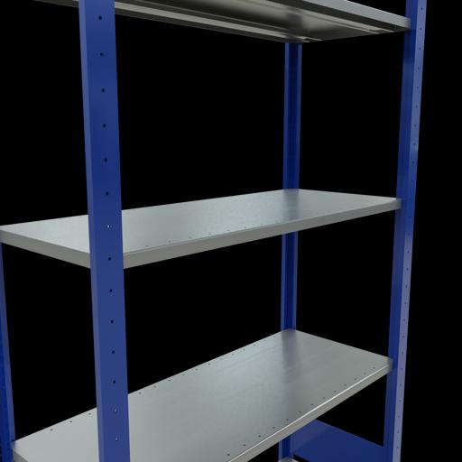 Image du produit Schulte Lagertechnik Système d'emboîtement pour rayonnage de base MULTIplus85 avec traverse de longueur