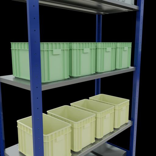 Image du produit Schulte Lagertechnik Système d'emboîtement pour rayonnage de base MULTIplus85 avec traverse de longueur