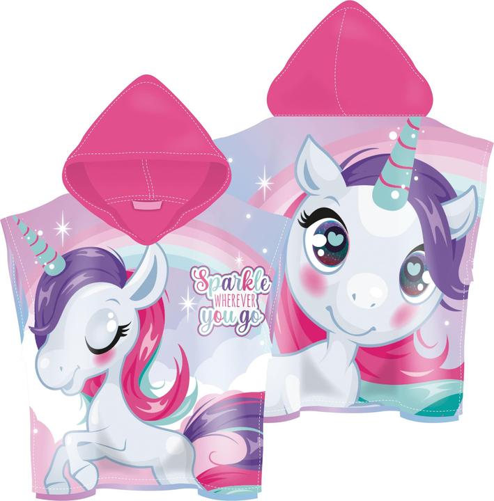 Actual product image Unicorn towel poncho