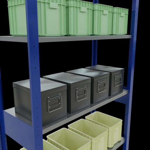 Image du produit Schulte Lagertechnik Système d'emboîtement pour rayonnage de base MULTIplus85 avec traverse de longueur