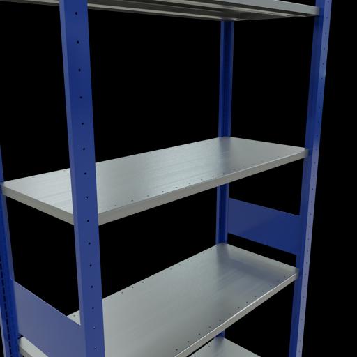 Image du produit Schulte Lagertechnik Système d'emboîtement pour rayonnage de base MULTIplus85 avec traverse de longueur